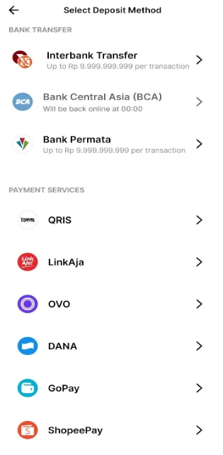 Pilih Metode Pembayaran
