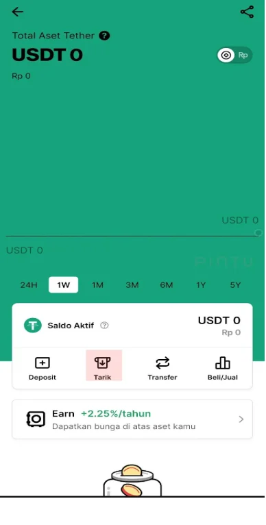 Klik tombol Tarik