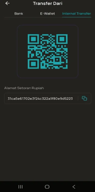 Transfer Dari - QR Code